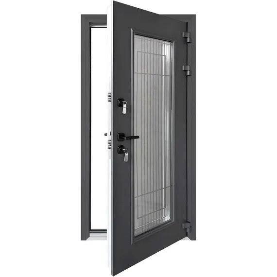 ИСЛАНДИЯ 7024 АНТРАЦИТ / 9003 БЕЛЫЙ (ТЕРМОРАЗРЫВ)