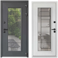 ИСЛАНДИЯ 7024 АНТРАЦИТ / 9003 БЕЛЫЙ (ТЕРМОРАЗРЫВ)